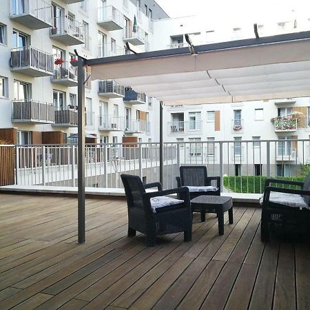 Apartament nad Odrą z tarasem Wroclaw Bagian luar foto