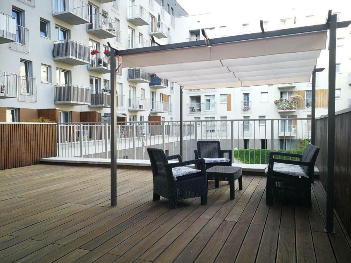 Apartament nad Odrą z tarasem Wroclaw Bagian luar foto